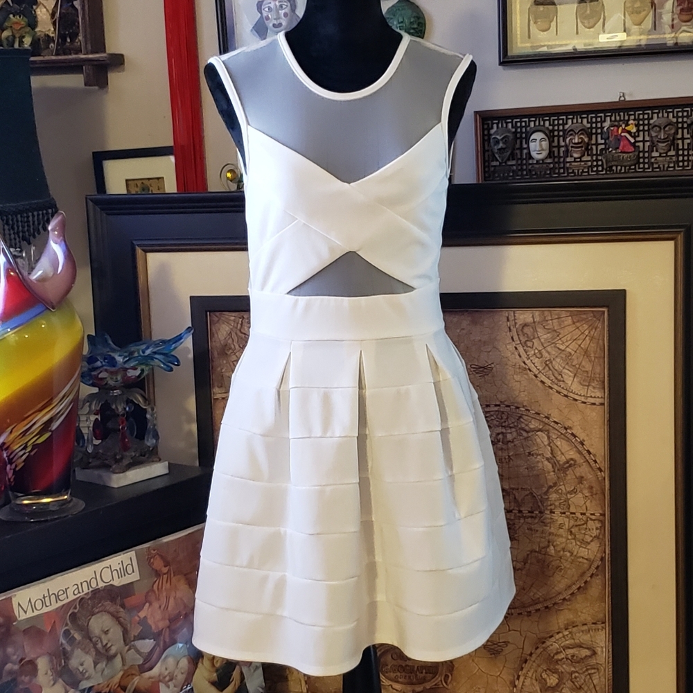 Crystal Doll Fabric/Mesh Dress Size 7